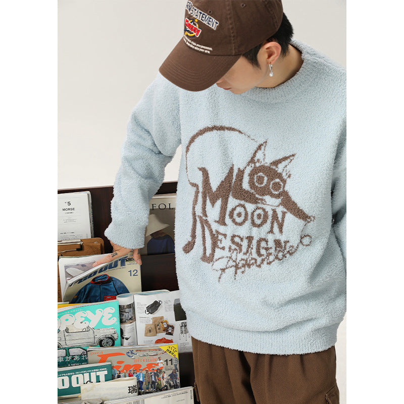 Couple Loose Pullover American Sweater