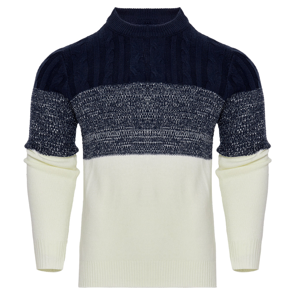 Men's Knitted Long-sleeved Pullover sweater