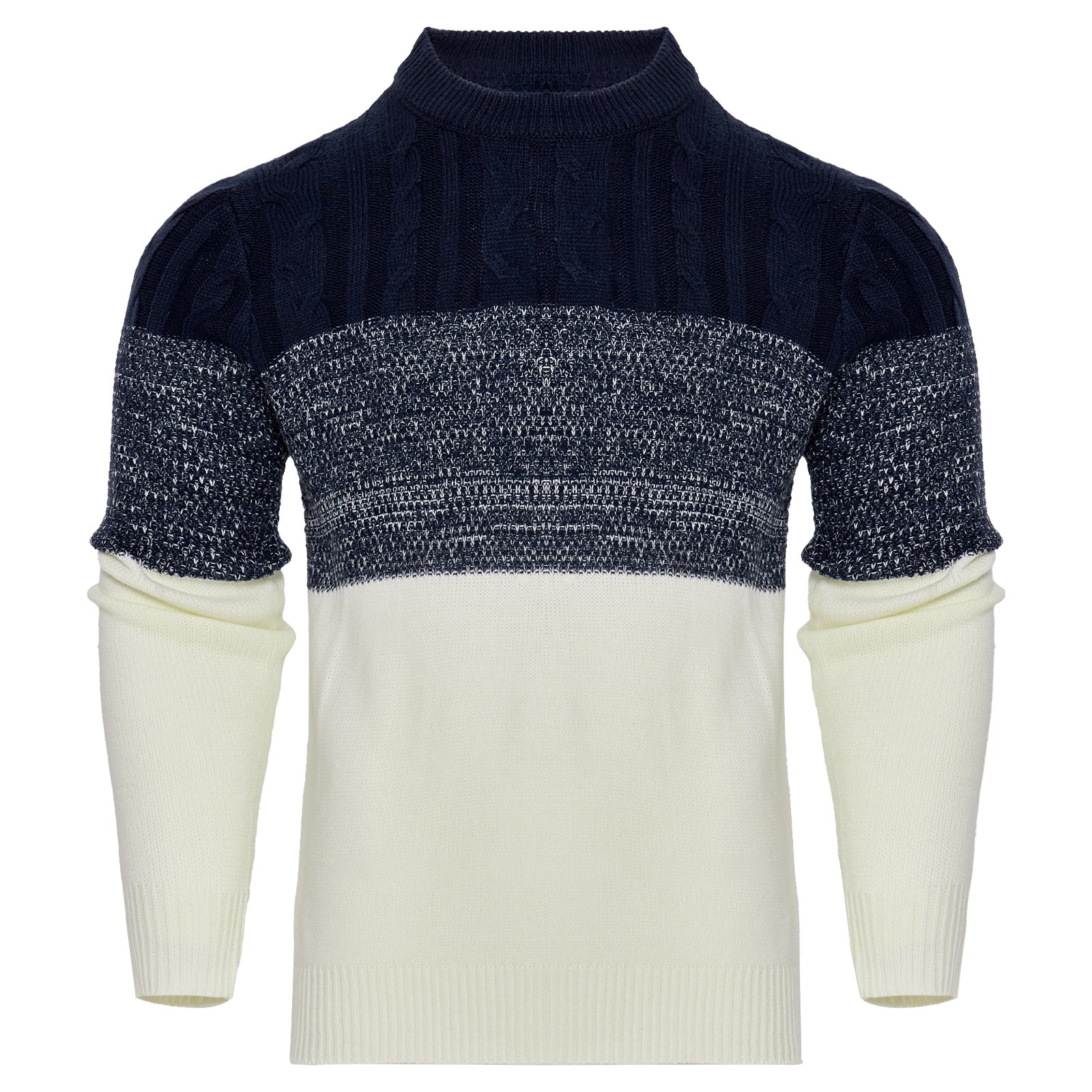 Men's Knitted Long-sleeved Pullover sweater