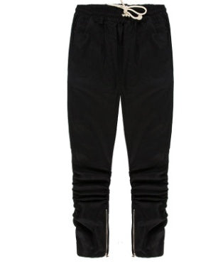 Machete elastic trousers zipper pants