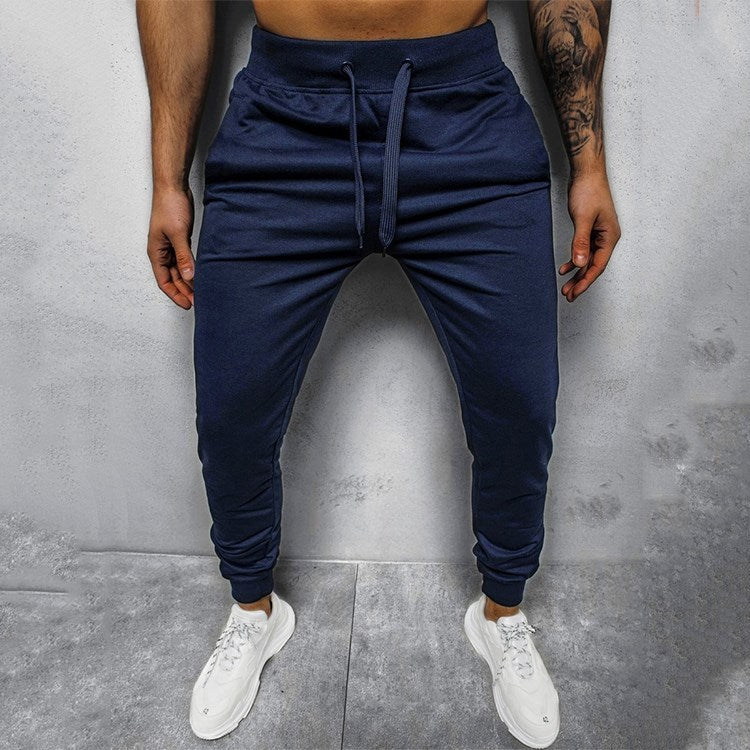 Men Warm Sports Plus Cashmere Casual pants