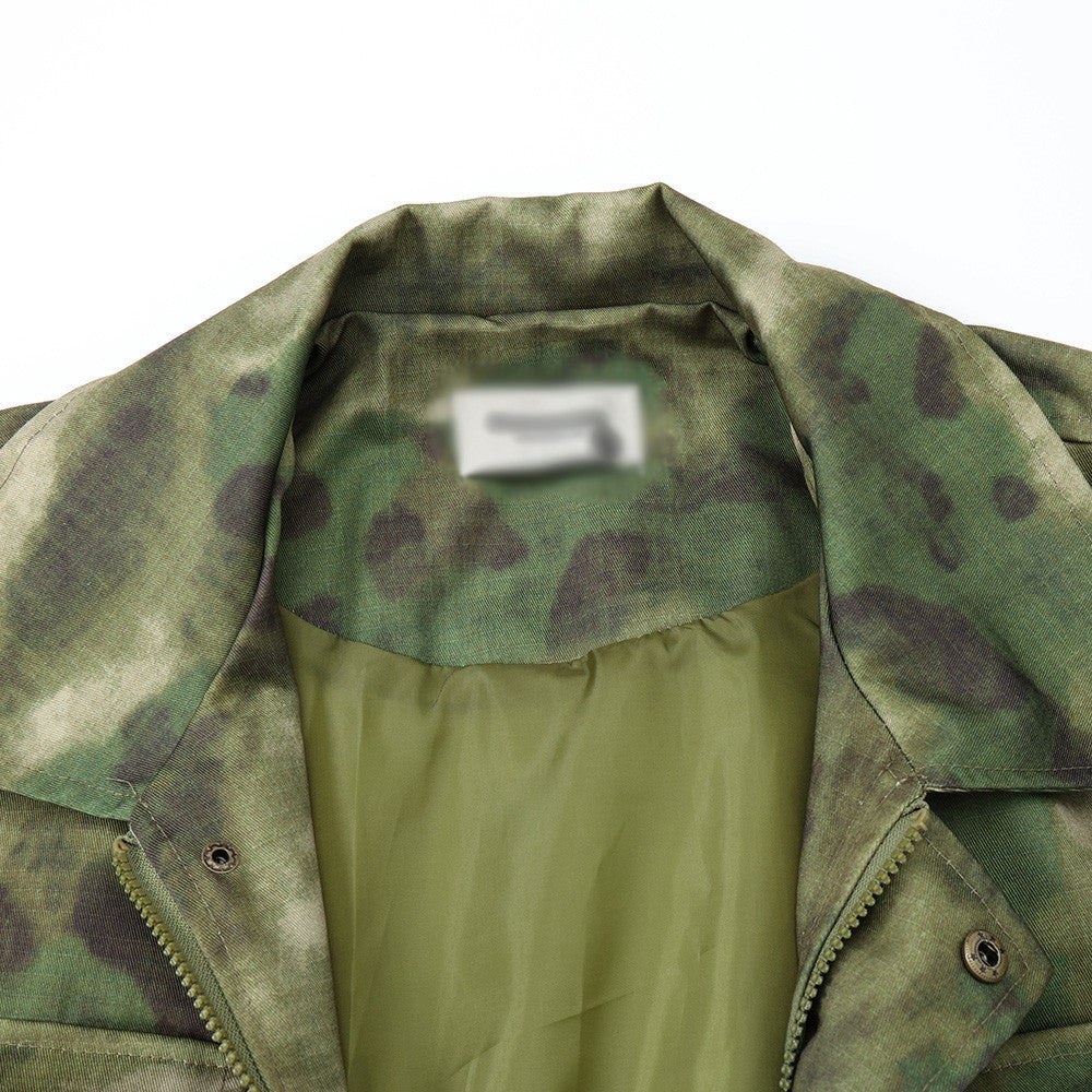 Tactical Camouflage Military Coat Men's Loose Mid-length Jacket
