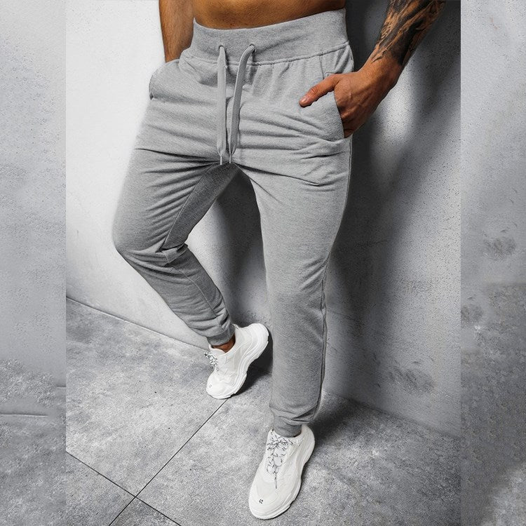Men Warm Sports Plus Cashmere Casual pants
