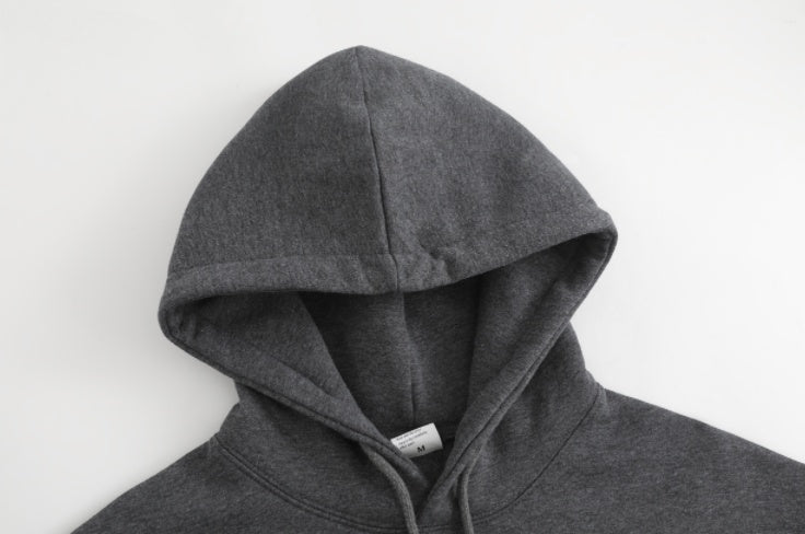 Fleece Hooded Sweatshirt With Rope