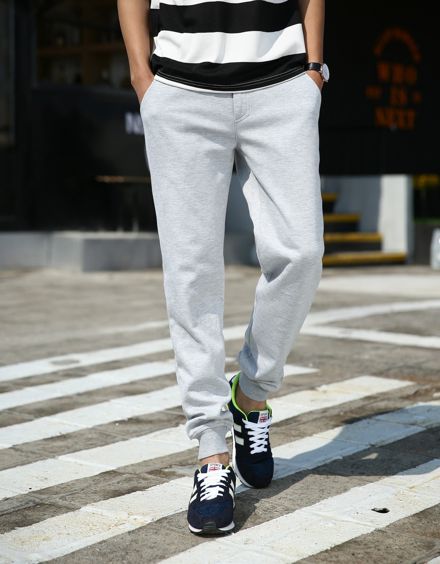 Men's casual harem pencil pants