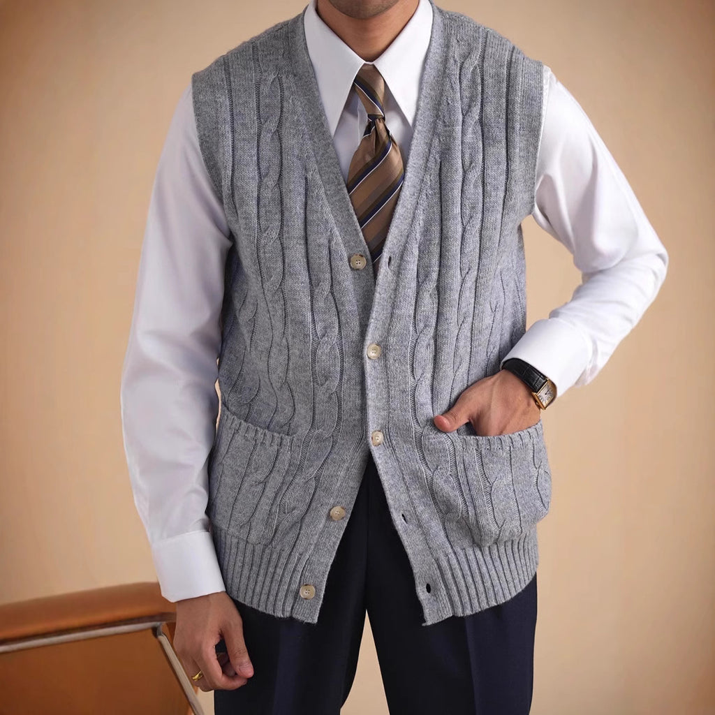 Aoyang Woolen Vest Sweater