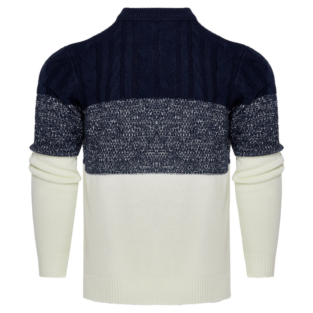 Men's Knitted Long-sleeved Pullover sweater