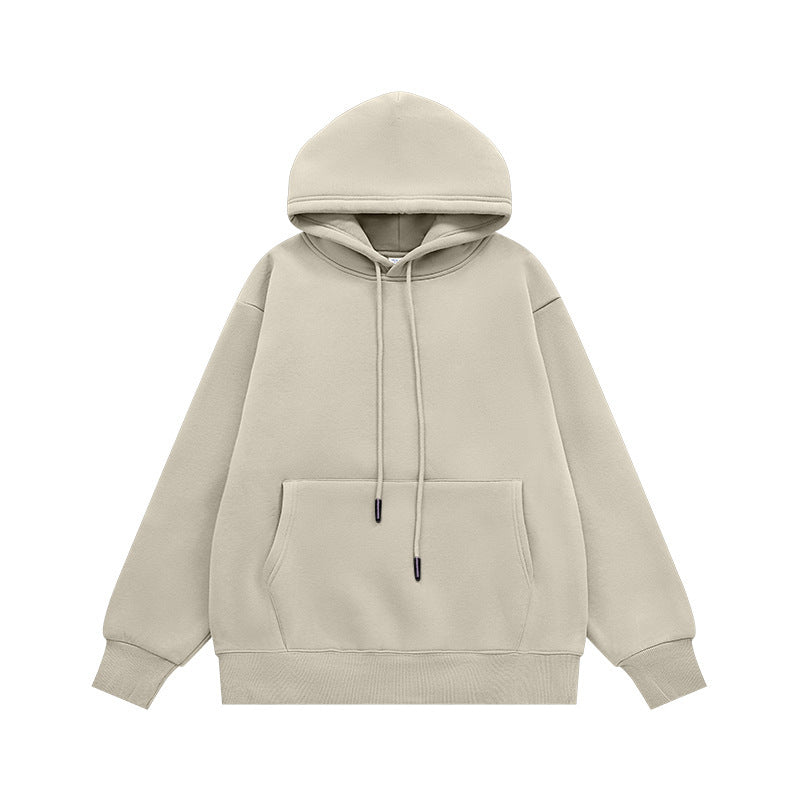 Men's Velvet Padded Hooded Sweatshirt