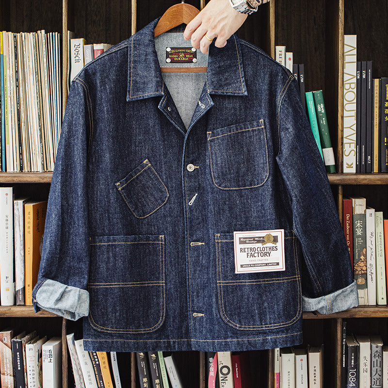 Retro Denim Jacket men