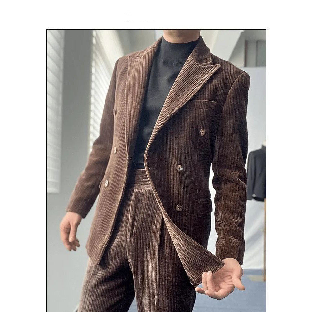 Corduroy Retro Suit men