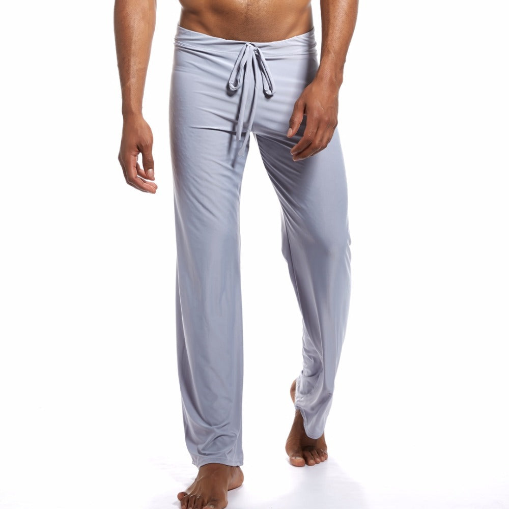 silky loose home trousers