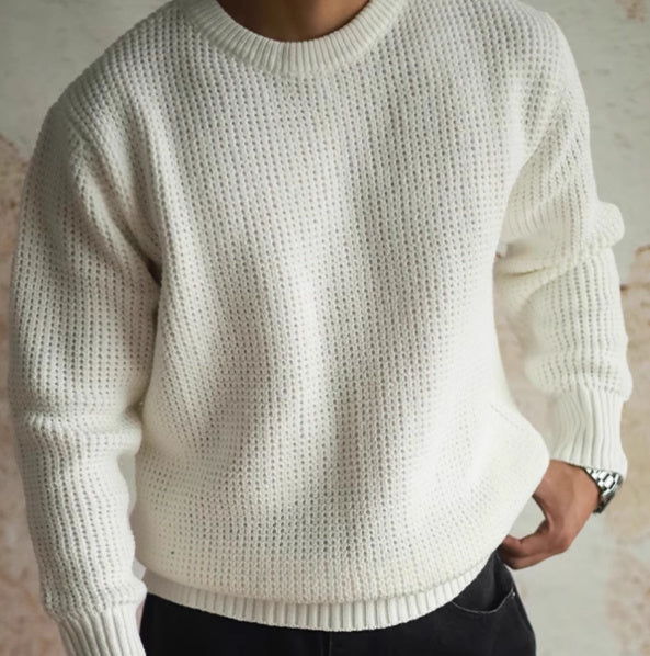 Pullover Crew Neck Sweater Men