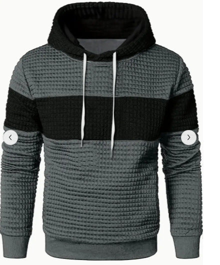Men's Hooded Long-sleeved Sweater