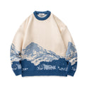 Snow Mountain Gradient Sweater