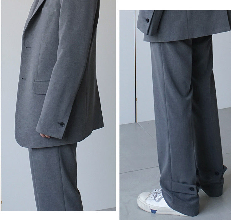 Straight Casual Loose Trousers Men