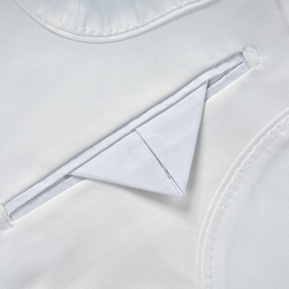 Men's White Zhongshan Suit set