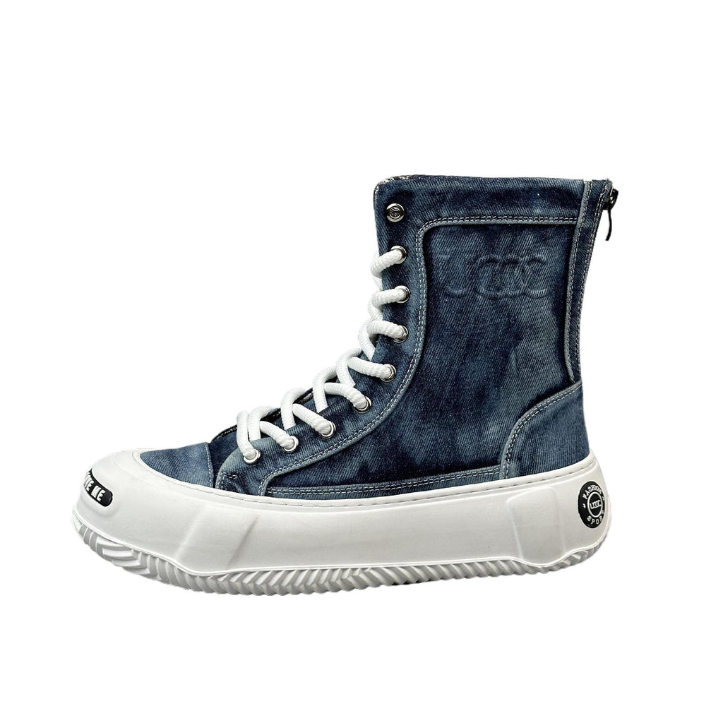 High-top Canvas Boots Fashionable All-match Boots Men