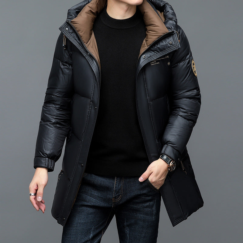 Winter Men's Duck Down Warm Thick Casual Jacket