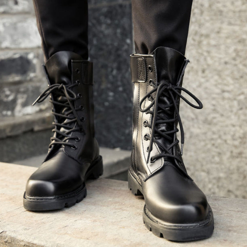 Spring And Autumn Outdoor Men's High-top boots