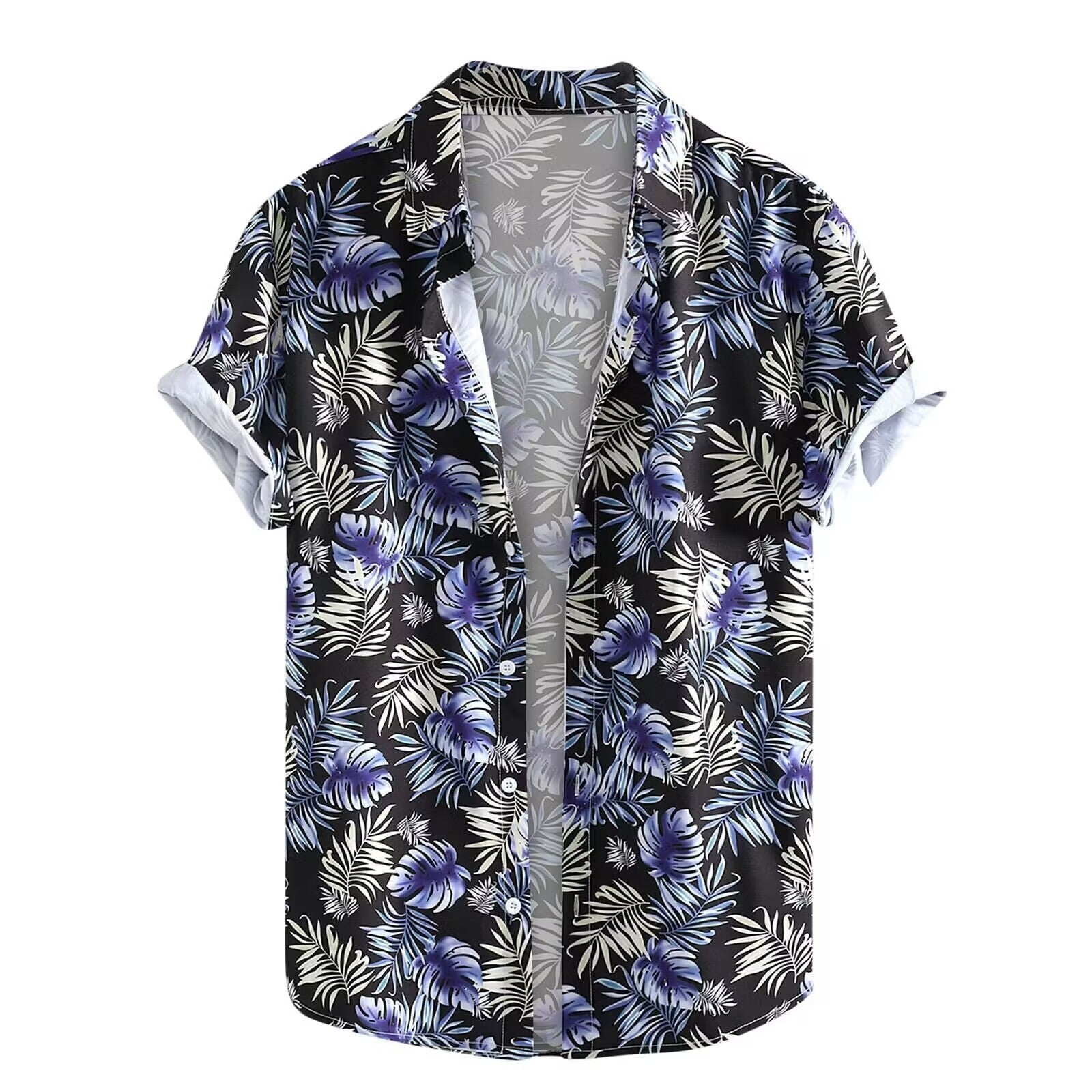 Hawaiian Men's Summer 3D Printed Short-sleeved Shirt