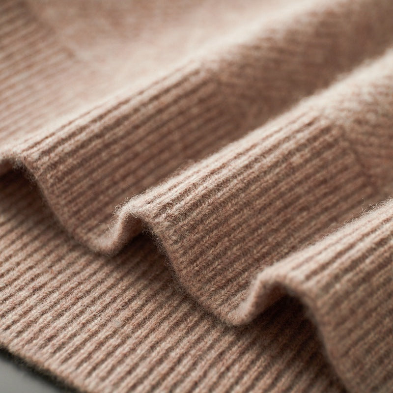 Round-neck Long-sleeved Pullover Thin Loose Leisure