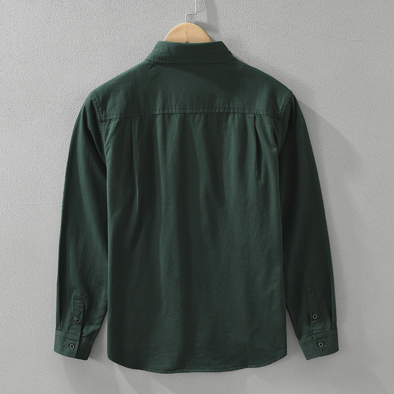 Men's Simple Long Sleeve Shirt