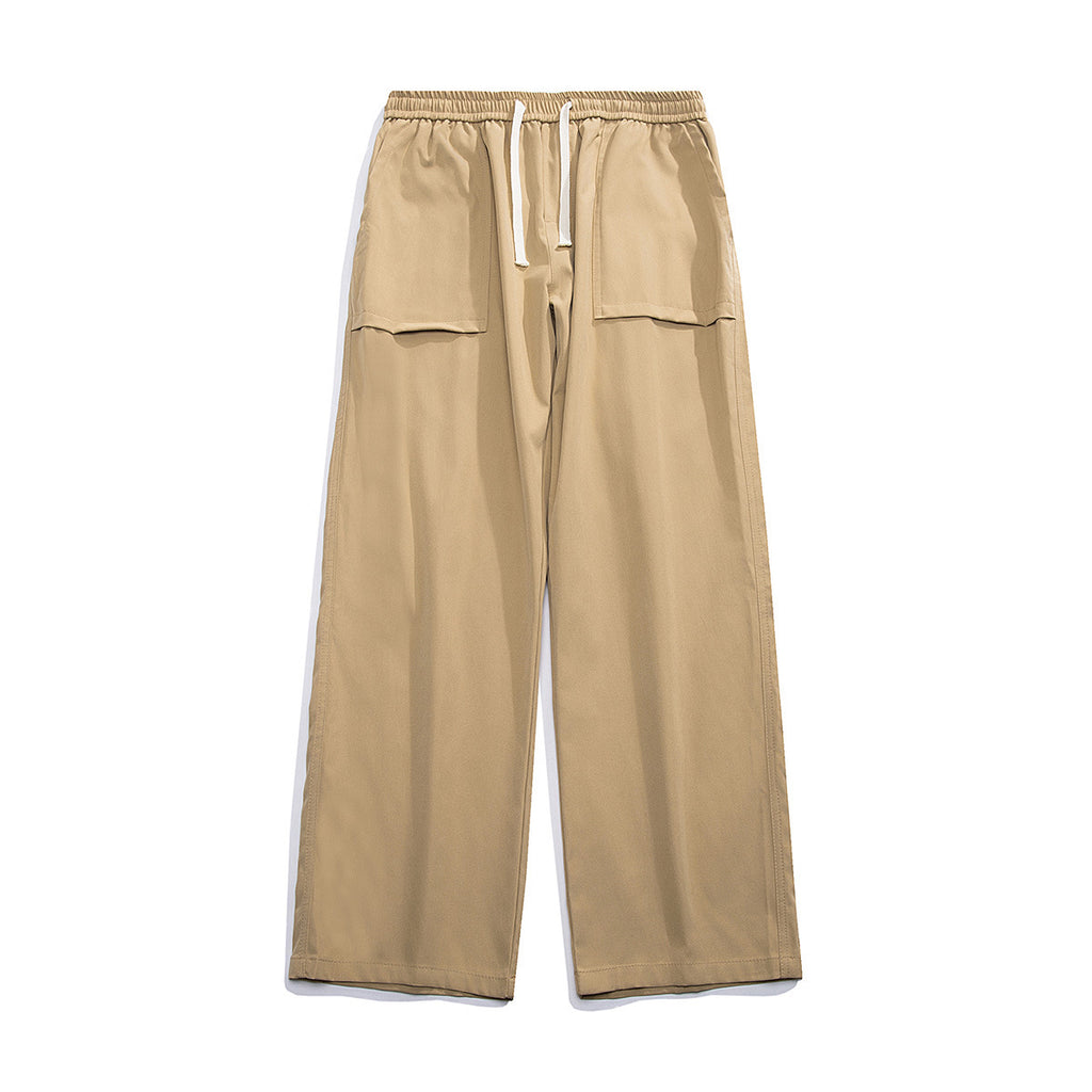 Sports Baggy Straight Trousers Men