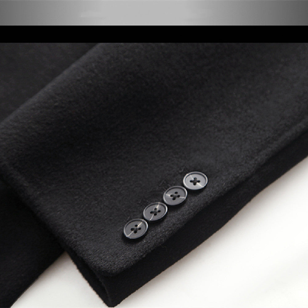 Men's Thickened Cashmere Coat
