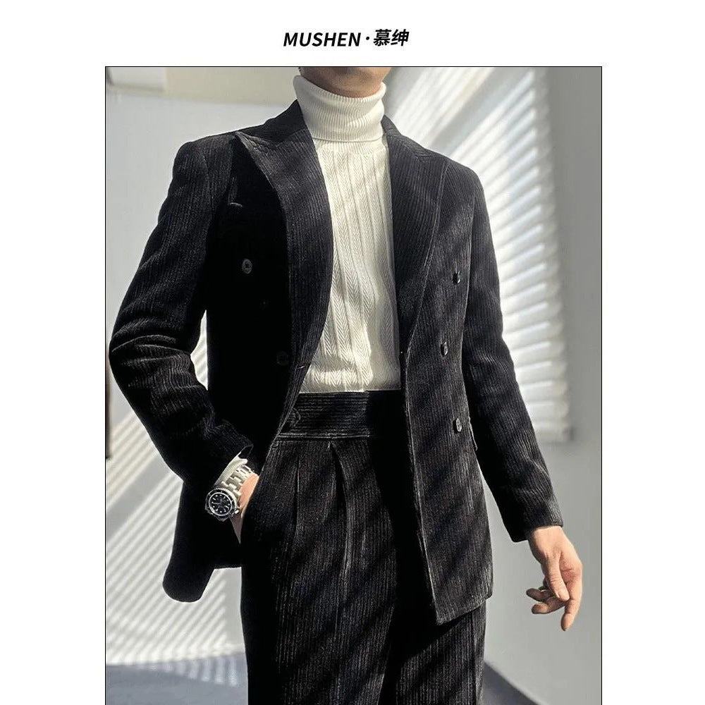 Corduroy Retro Suit men