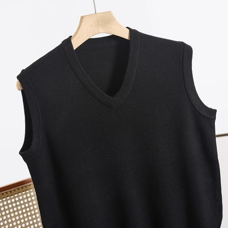 V-neck Sweater Vest Men