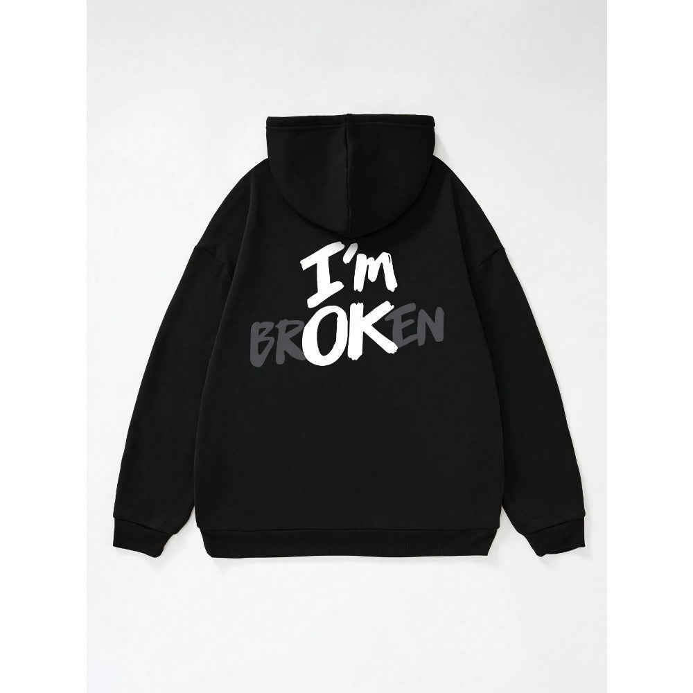 I am Broken Men's Hip Hop Hoodie