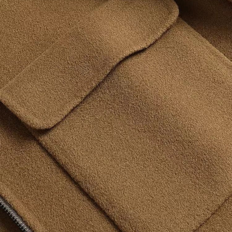 Men's Thickened Double-sided Casual Woolen Coat