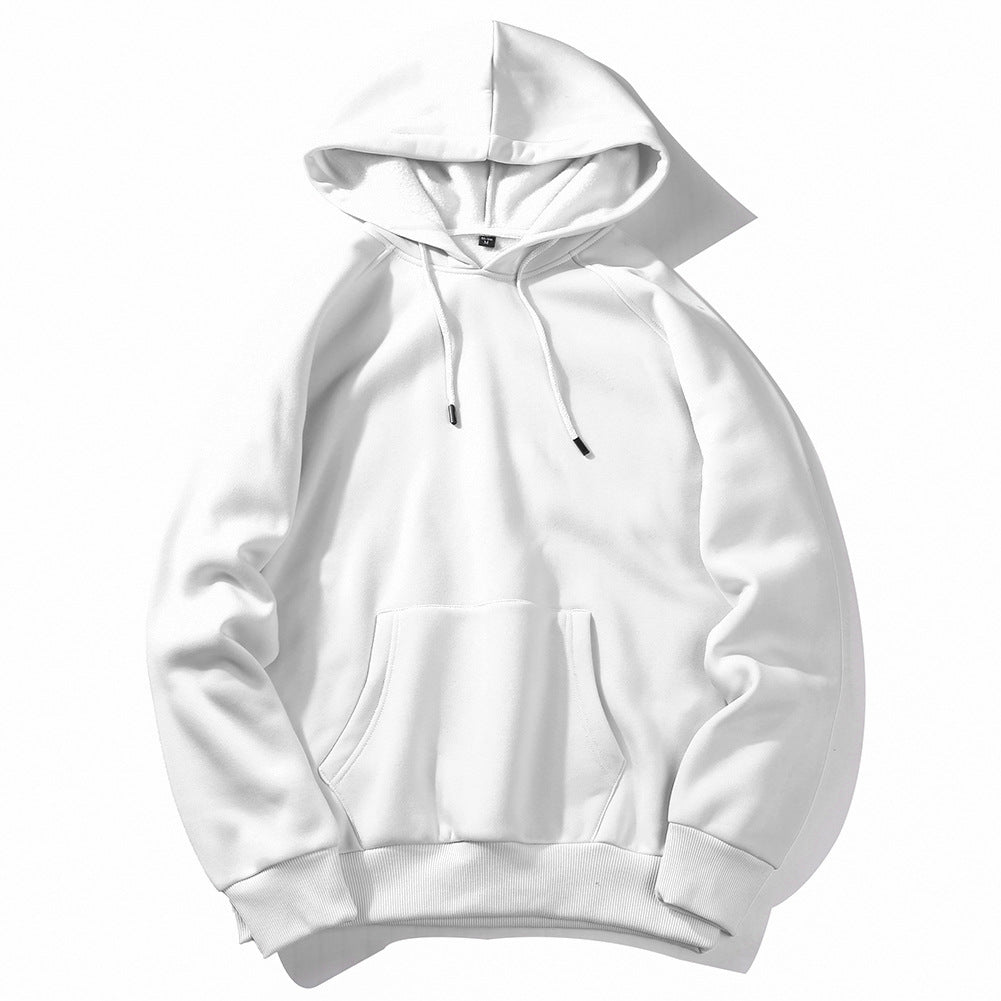 Loose Cool Blank Fleece hoodie Men's