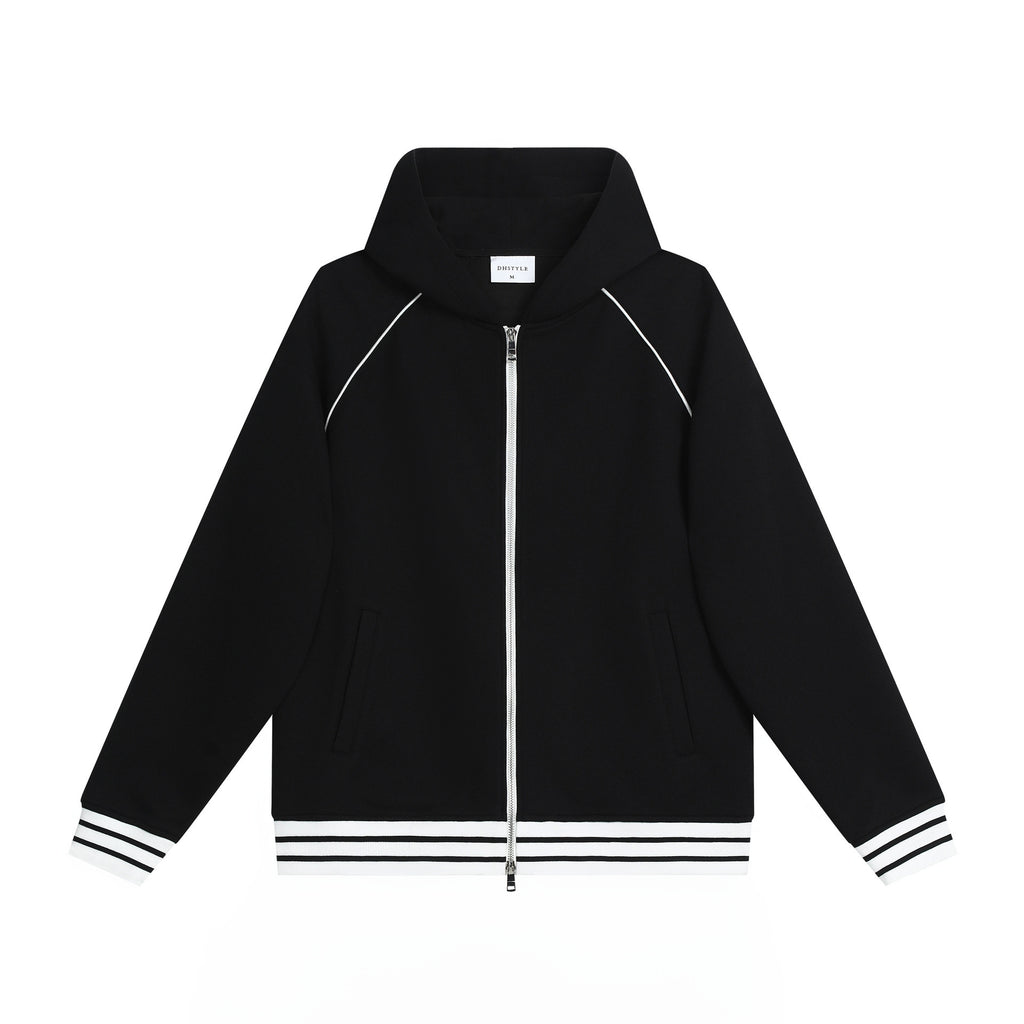 Autumn And Winter Casual Zipper hooded Sweater