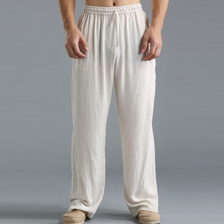 Men's Breathable Linen Loose Casual Pants