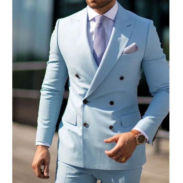 Men's Two-piece Suit Business Best Man Leisure suit