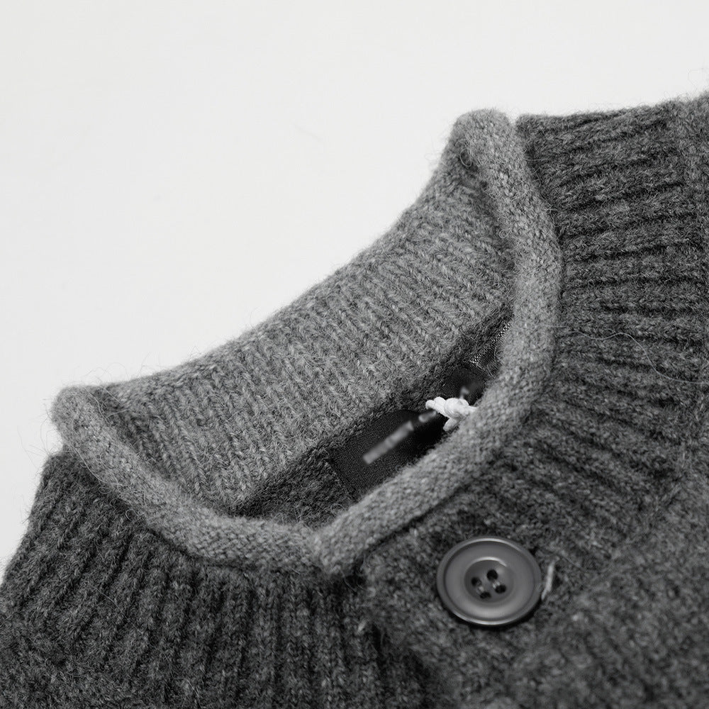 American Street Versatile Contrast Color Coat