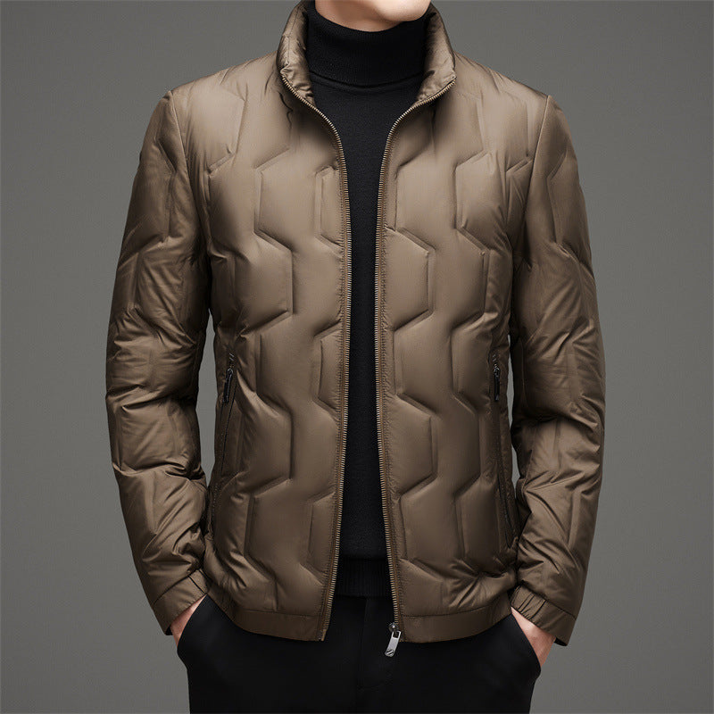 Winter Thin Stand-up Collar Down Jacket