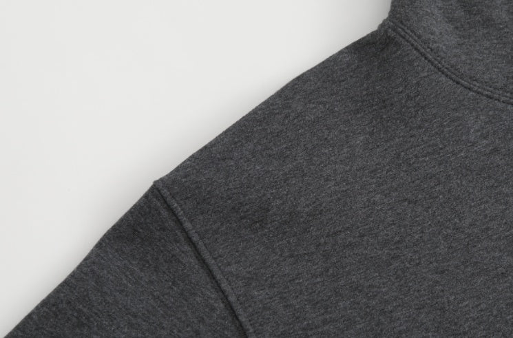 Fleece Hooded Sweatshirt With Rope