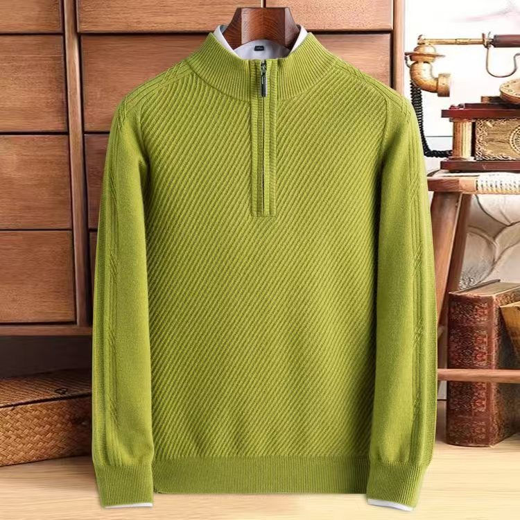 Thickened Knitting Pure Wool Sweater men
