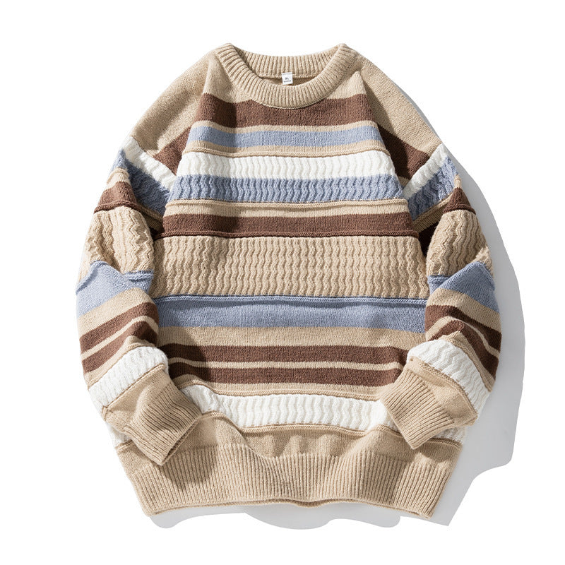 Japanese Round Neck Sweater Men's