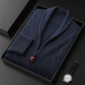 Men's Thickened Coat Twisted Collar Button Knitwear sweater