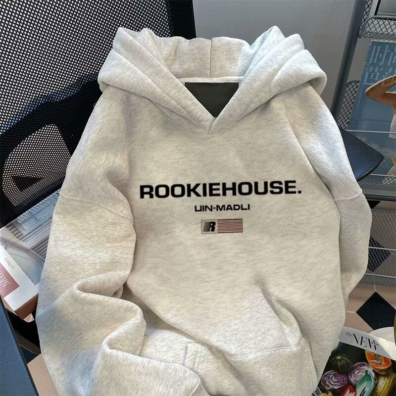 Loose letter Print hoodie