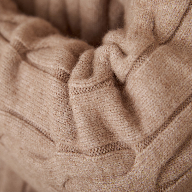 Twisted Flower Cardigan Retro Casual Sweater