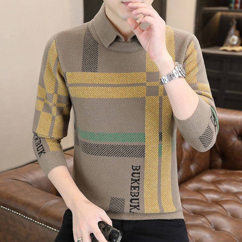 Men's Pullover Thick Warm Sweater