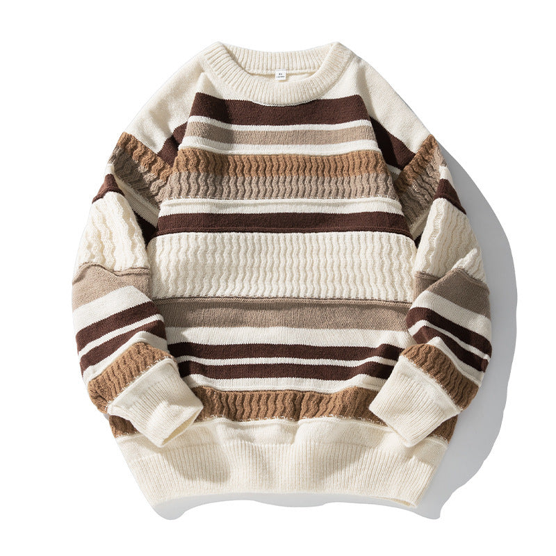 Japanese Round Neck Sweater Men's