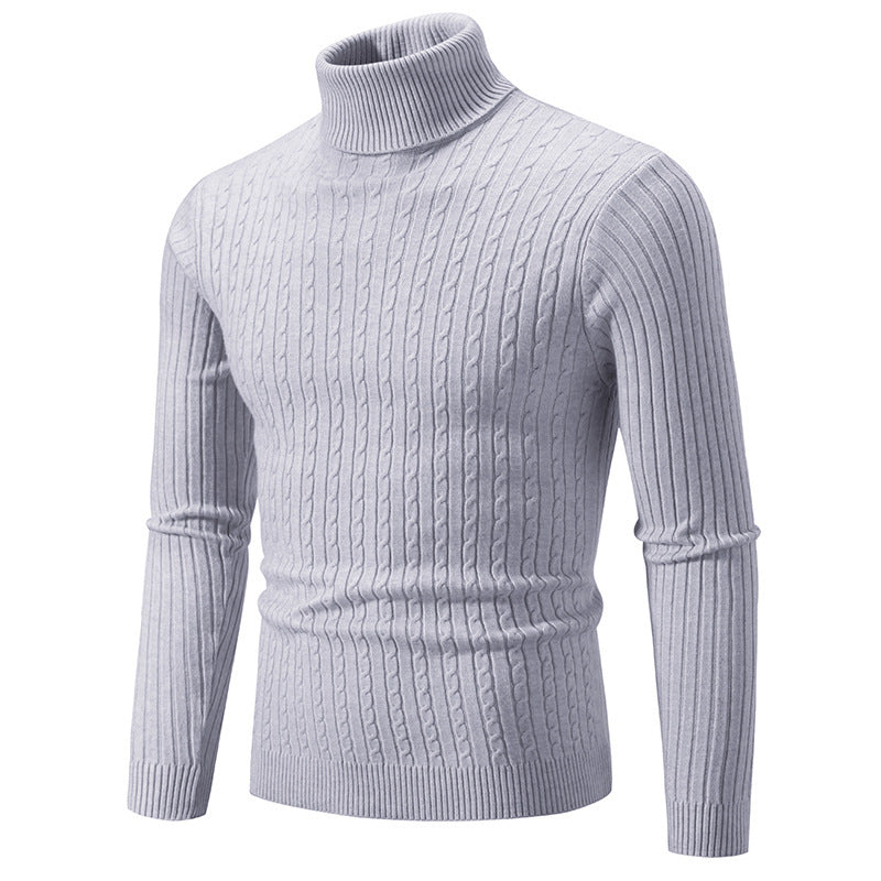 Retro High Collar Bottoming slim Sweater