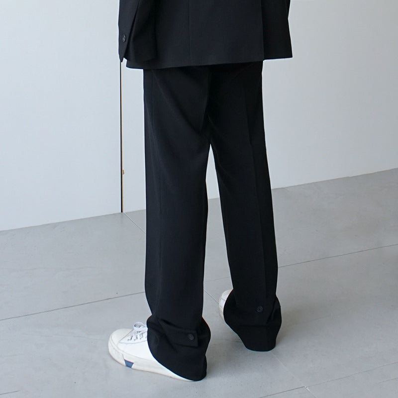 Straight Casual Loose Trousers Men