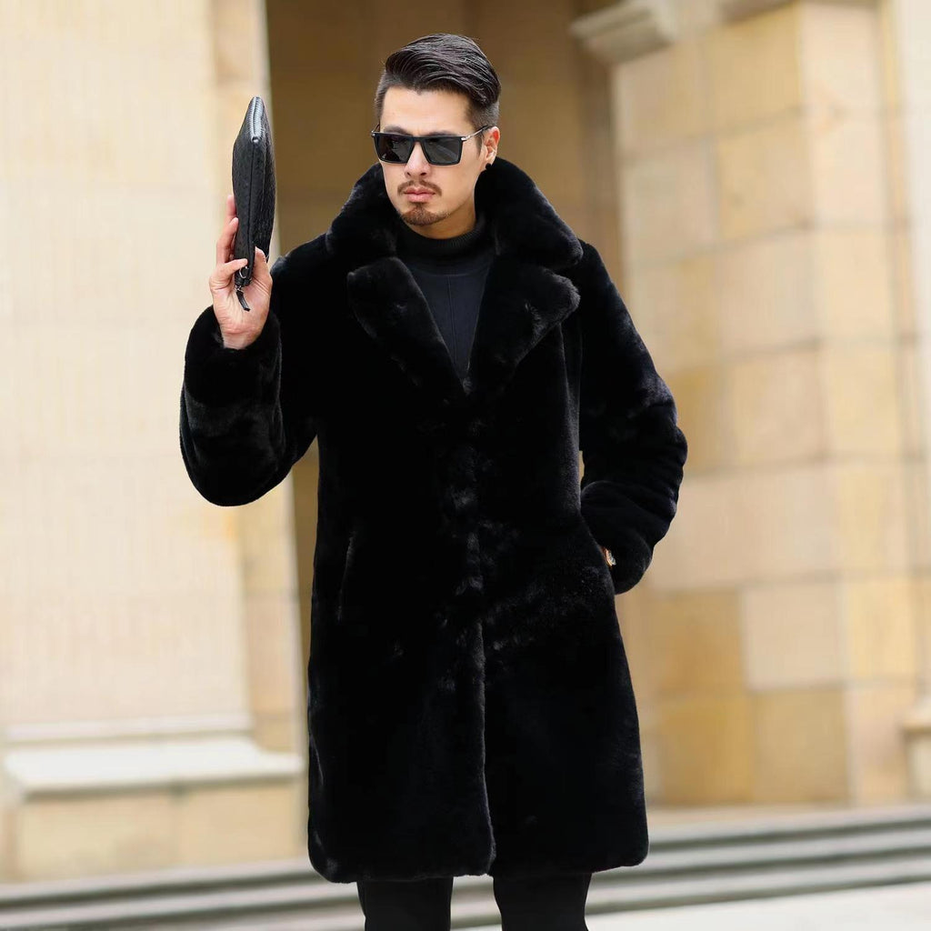 Warm Haining Mink Fur Medium And Long Butterworth coat