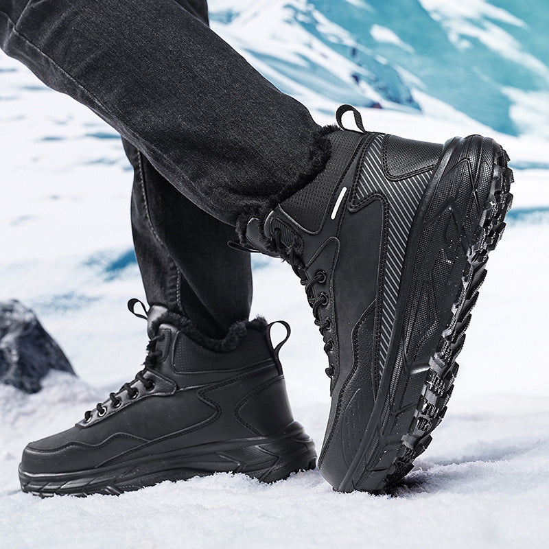 Cold And Warm High Cotton-padded winter Shoes